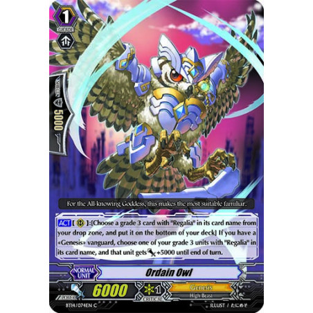 Vanguard_TCG_card_BT14_074EN_C_Ordain_Owl_Brilliant_Strike