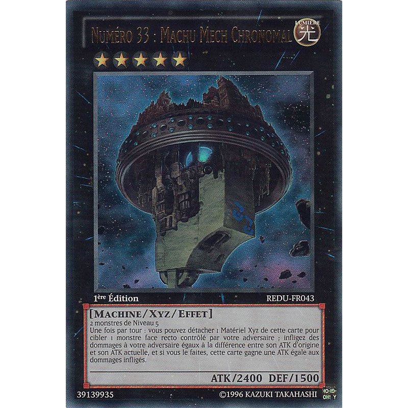 yu-gi-oh-tcg-redu-fr043-ur-numero-33-machu-mech-chronomal-le-retour-du-duelliste