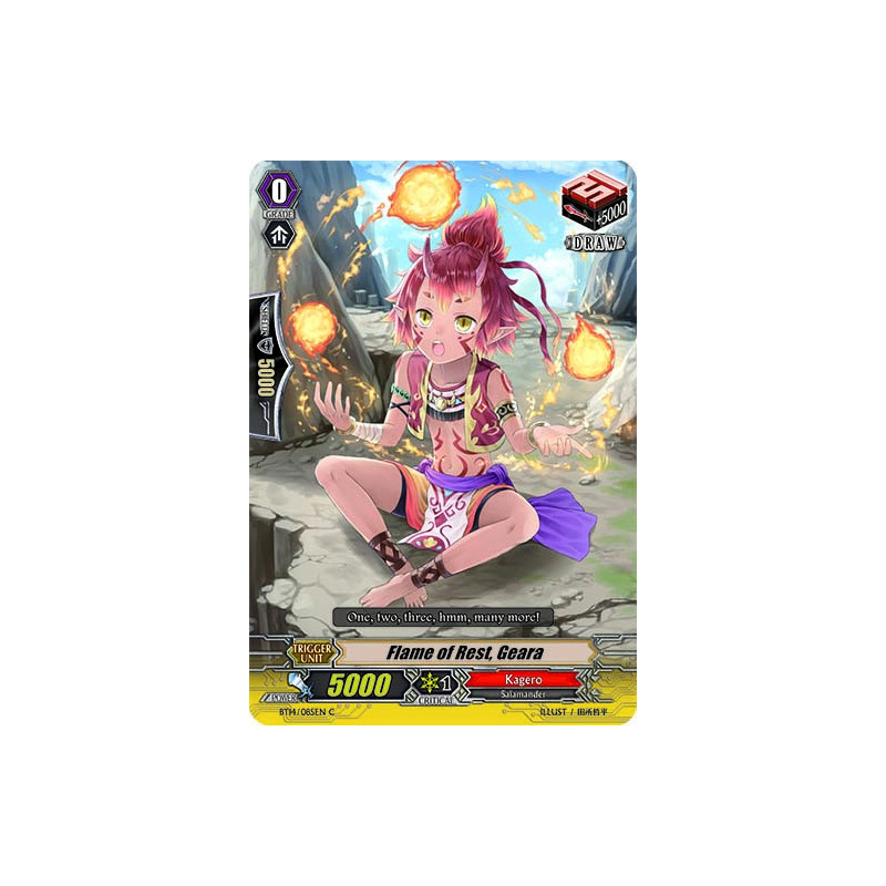 Vanguard_TCG_card_BT14_085EN_C_Flame_of_Rest_Geara_Brilliant_Strike
