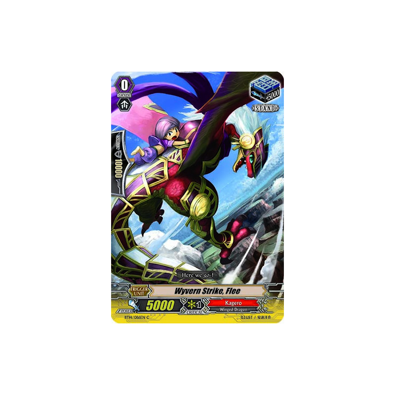 Vanguard_TCG_card_BT14_086EN_C_Wyvern_Strike_Flee_Brilliant_Strike