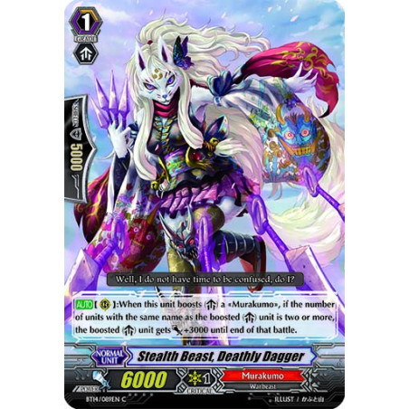 Vanguard_TCG_card_BT14_089EN_C_Stealth_Beast_Deathly_Dagger_Brilliant_Strike