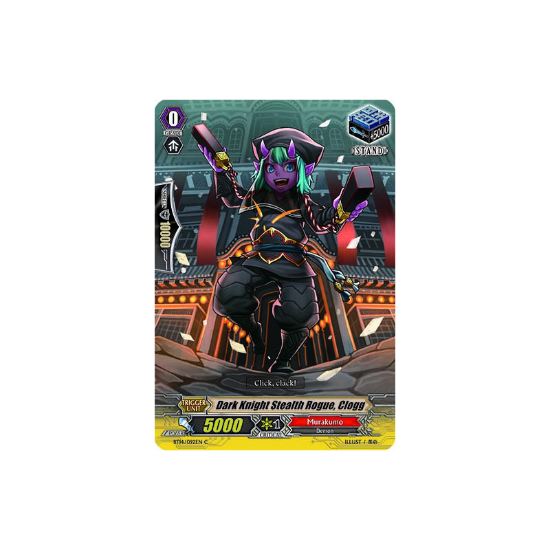 Vanguard_TCG_card_BT14_092EN_C_Dark_Knight_Stealth_Rogue_Clogg_Brilliant_Strike