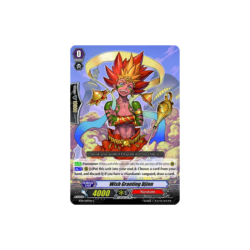 Vanguard_TCG_card_BT14_097EN_C_Wish_Granting_Djinn_Brilliant_Strike