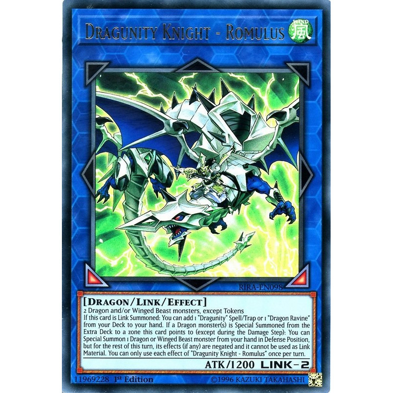 yu-gi-oh-tcg-rira-en098-ur-dragunity-knight-romulus-rising-rampage