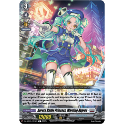 Vanguard_TCG_card_DZ-BT11_051EN_R_Aurora_Battle_Princess_Warning_Kygree_Symphony_of_Might_Bloom