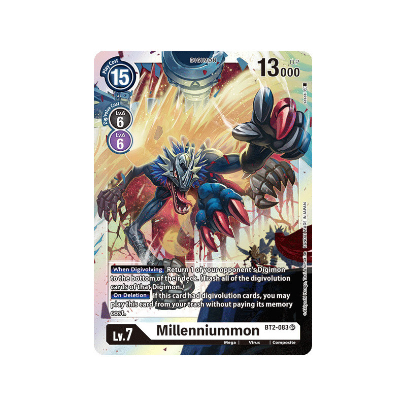 Digimon_TCG_BT2-083_Millenniummon_Super_Rare_Ultimate_Power_Card_Game