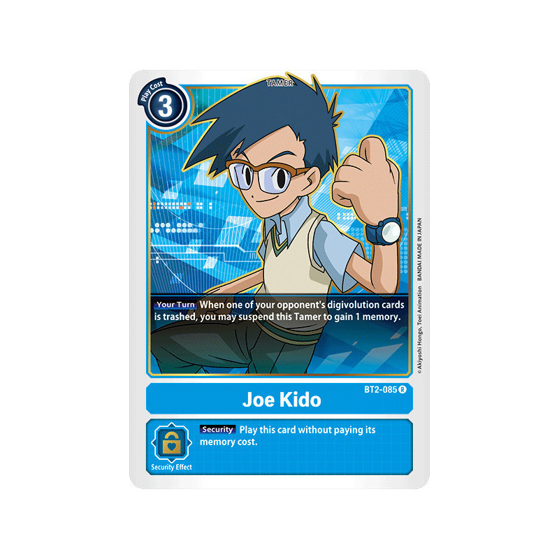 Digimon_TCG_BT2-085_Joe_Kido_Rare_Ultimate_Power_Card_Game