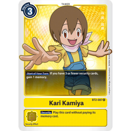 Digimon_TCG_BT2-087_Kari_Kamiya_Rare_Ultimate_Power_Card_Game