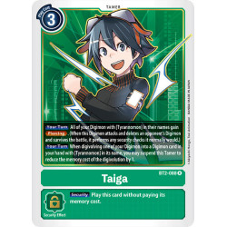 Digimon_TCG_BT2-088_Taiga_Rare_Ultimate_Power_Card_Game