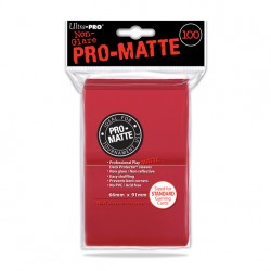 (100ct) Ultra Pro-Matte Red...