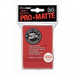 (50ct) Ultra Pro-Matte Red...