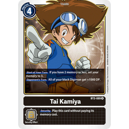 Digimon_TCG_BT2-089_Tai_Kamiya_Rare_Ultimate_Power_Card_Game