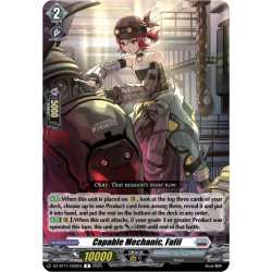 Vanguard_TCG_card_DZ-BT11_052EN_R_Capable_Mechanic_Fafil_Symphony_of_Might_Bloom