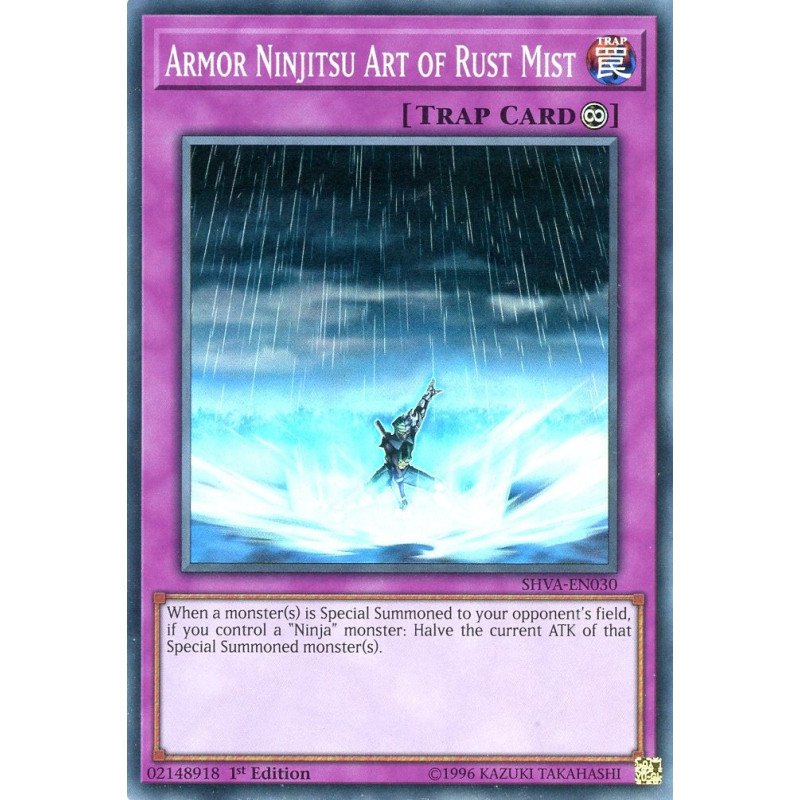 yu-gi-oh-tcg-shva-en030-sr-armor-ninjitsu-art-of-rust-mist