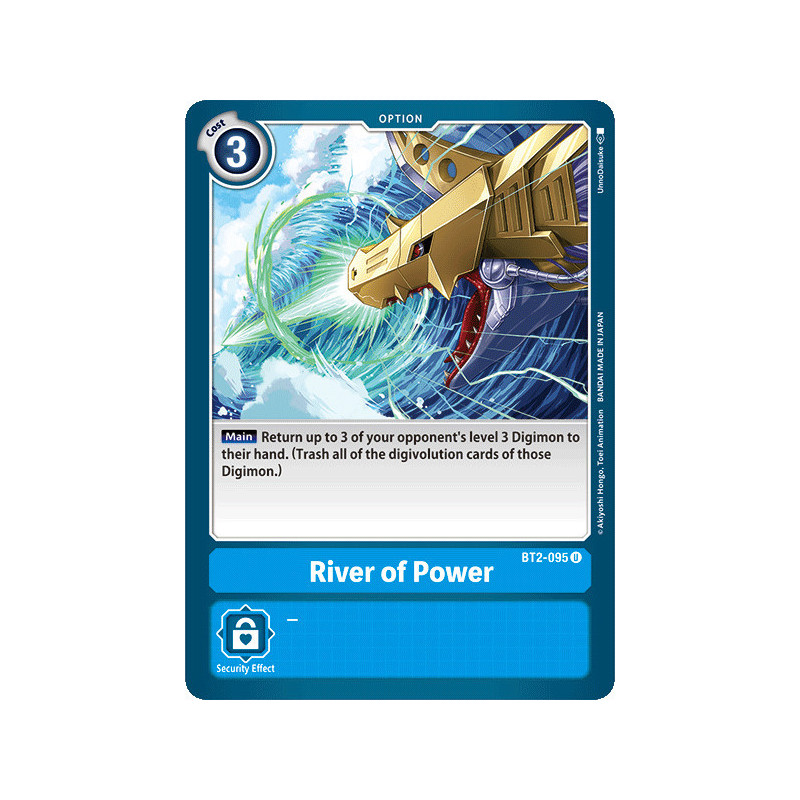 Digimon_TCG_BT2-095_River_of_Power_Uncommon_Ultimate_Power_Card_Game