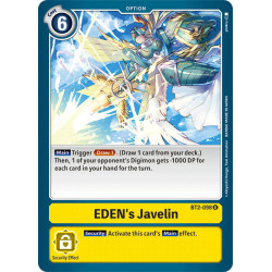 Digimon_TCG_BT2-098_Eden_s_Javelin_Uncommon_Ultimate_Power_Card_Game