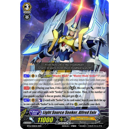 Vanguard_TCG_card_BT16_001EN_RRR_Light_Source_Seeker_Alfred_Exiv_Legion_of_Dragons_Blades