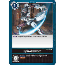Digimon_TCG_BT2-103_Spiral_Sword_Common_Ultimate_Power_Card_Game