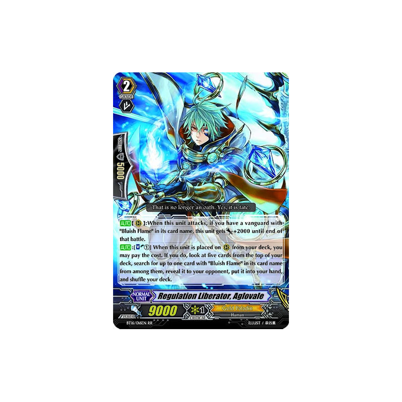 Vanguard_TCG_card_BT16_016EN_RR_Regulation_Liberator_Aglovale_Legion_of_Dragons_Blades