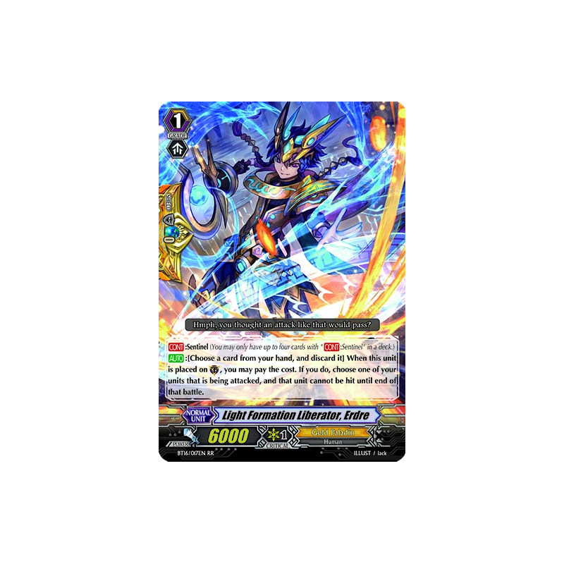 Vanguard_TCG_card_BT16_017EN_RR_Light_Formation_Liberator_Erdre_Legion_of_Dragons_Blades