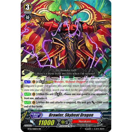 Vanguard_TCG_card_BT16_018EN_RR_Brawler_Skybeat_Dragon_Legion_of_Dragons_Blades