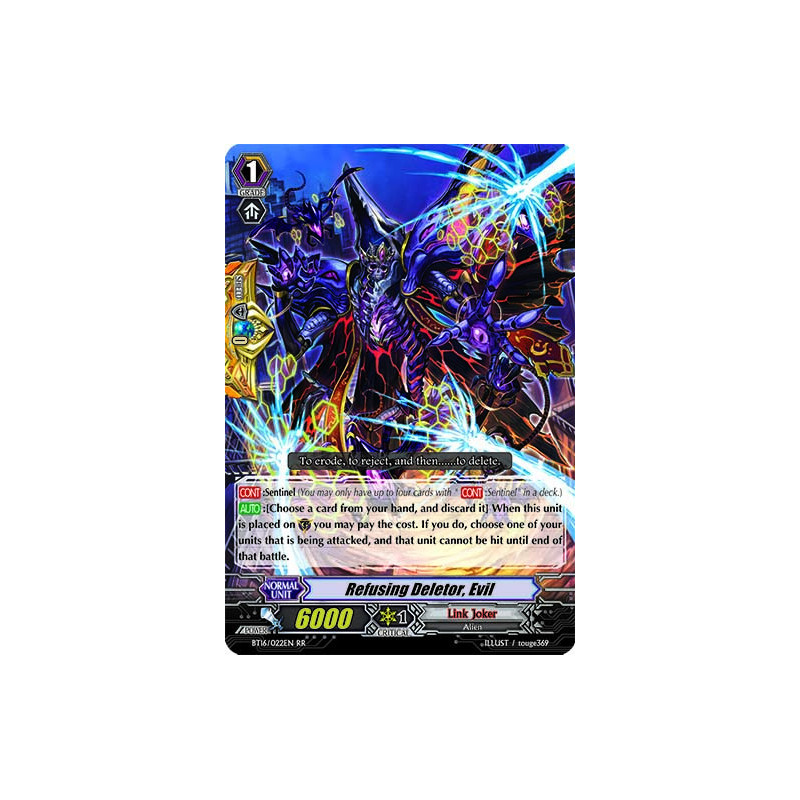 Vanguard_TCG_card_BT16_022EN_R_Refusing_Deletor_Evil_Legion_of_Dragons_Blades