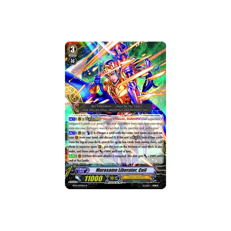 Vanguard_TCG_card_BT16_034EN_R_Murasame_Liberator_Coil_Legion_of_Dragons_Blades