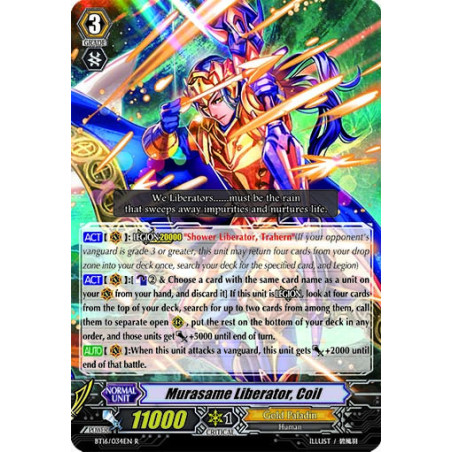 Vanguard_TCG_card_BT16_034EN_R_Murasame_Liberator_Coil_Legion_of_Dragons_Blades