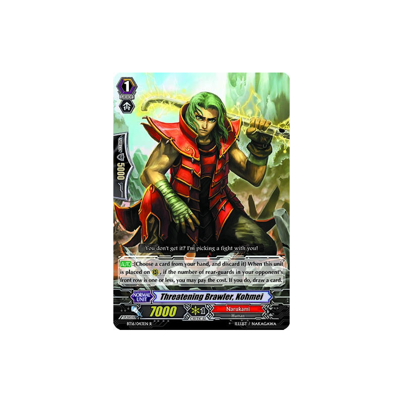 Vanguard_TCG_card_BT16_043EN_C_Threatening_Brawler_Kohmei_Legion_of_Dragons_Blades