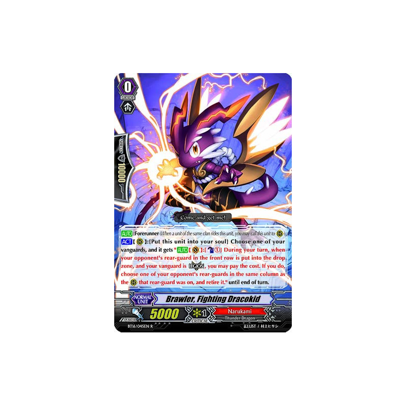 Vanguard_TCG_card_BT16_045EN_C_Brawler_Fighting_Dracokid_Legion_of_Dragons_Blades