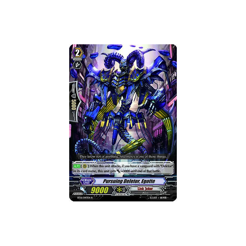 Vanguard_TCG_card_BT16_047EN_C_Pursuing_Deletor_Egotte_Legion_of_Dragons_Blades