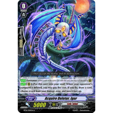 Vanguard_TCG_card_BT16_050EN_C_Acquire_Deletor_Igor_Legion_of_Dragons_Blades