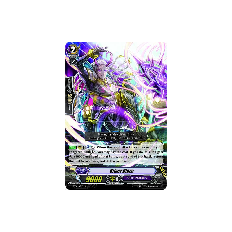 Vanguard_TCG_card_BT16_051EN_C_Silver_Blaze_Legion_of_Dragons_Blades