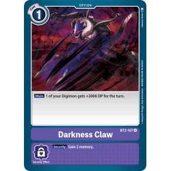 Digimon_TCG_BT2-107_Darkness_Claw_Uncommon_Ultimate_Power_Card_Game