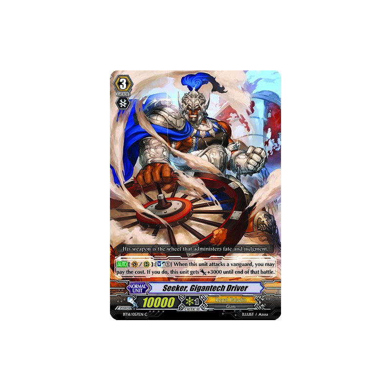 Vanguard_TCG_card_BT16_057EN_C_Seeker_Gigantech_Driver_Legion_of_Dragons_Blades