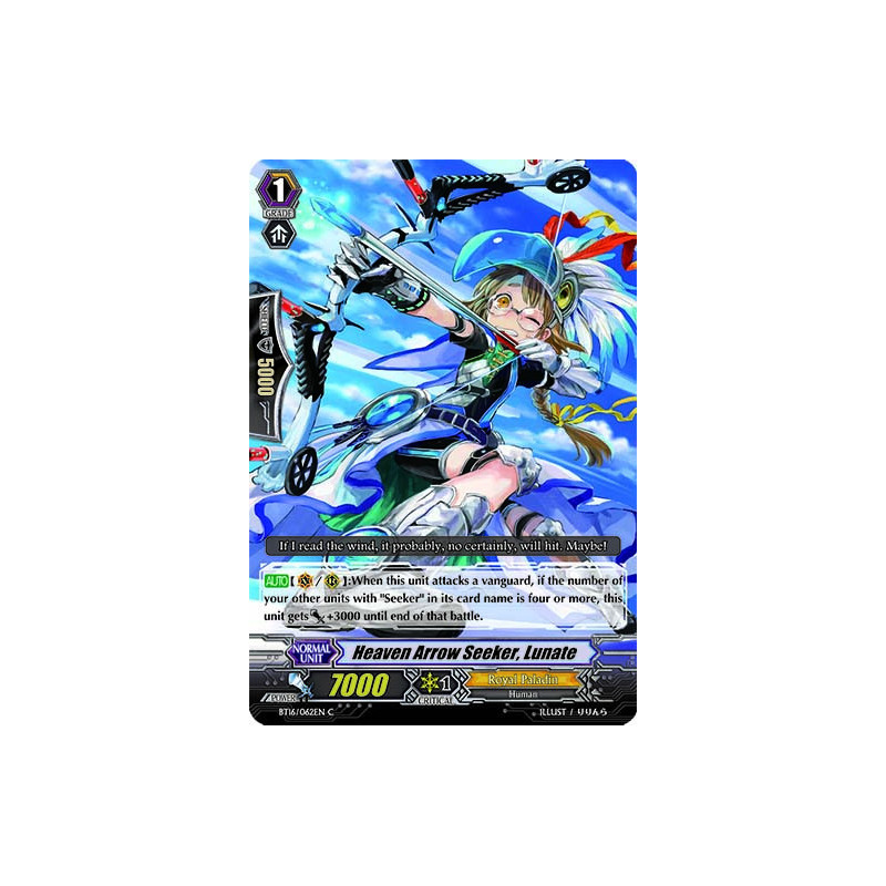 Vanguard_TCG_card_BT16_062EN_C_Heaven_Arrow_Seeker_Lunate_Legion_of_Dragons_Blades