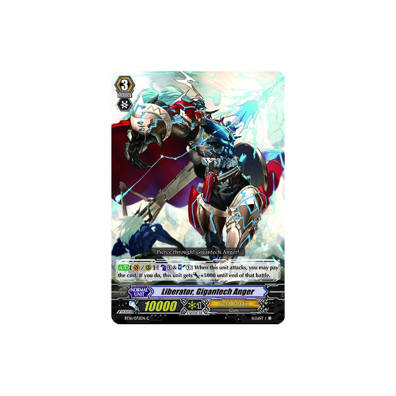 Vanguard_TCG_card_BT16_072EN_C_Liberator_Gigantech_Anger_Legion_of_Dragons_Blades