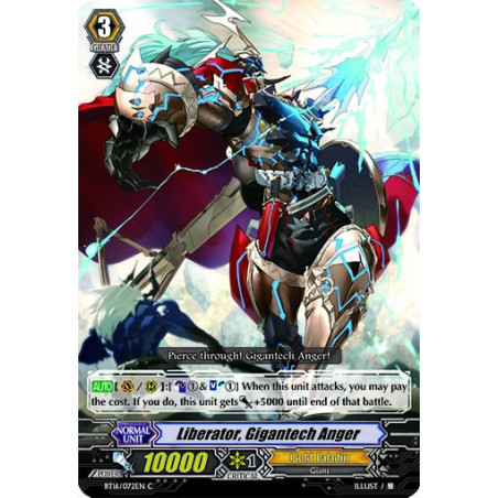 Vanguard_TCG_card_BT16_072EN_C_Liberator_Gigantech_Anger_Legion_of_Dragons_Blades