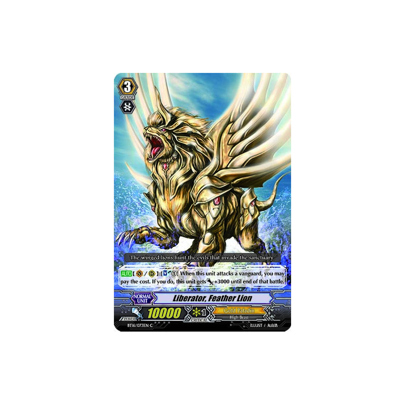 Vanguard_TCG_card_BT16_073EN_C_Liberator_Feather_Lion_Legion_of_Dragons_Blades