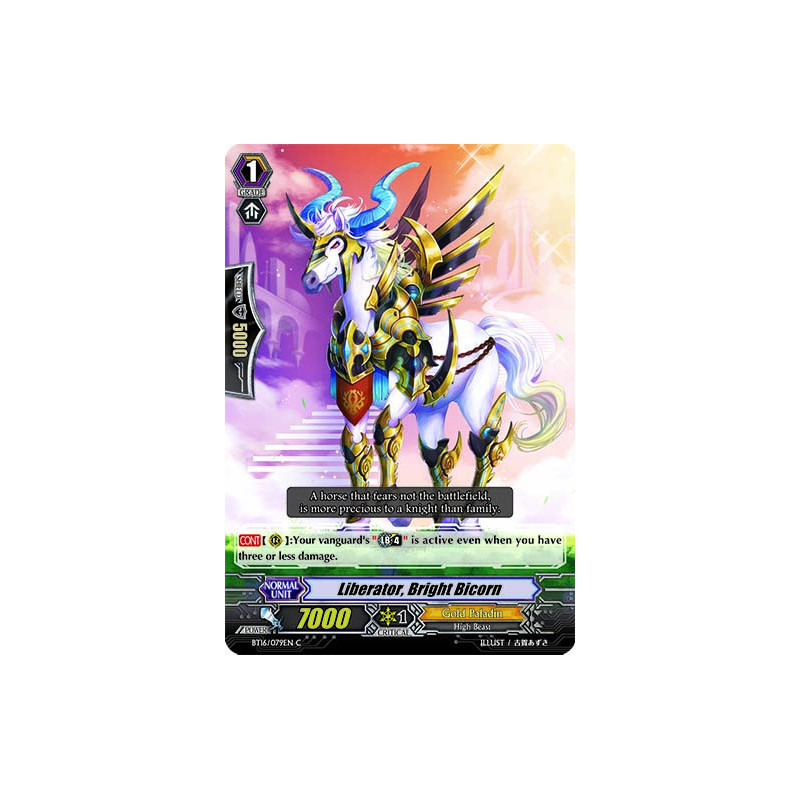 Vanguard_TCG_card_BT16_079EN_C_Liberator_Bright_Bicorn_Legion_of_Dragons_Blades