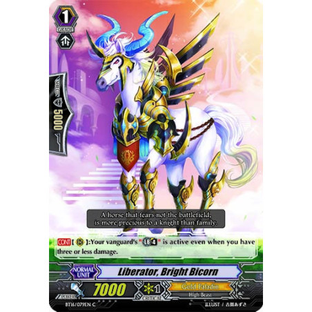 Vanguard_TCG_card_BT16_079EN_C_Liberator_Bright_Bicorn_Legion_of_Dragons_Blades