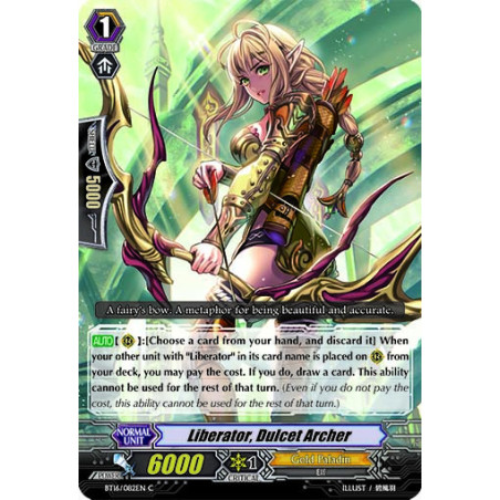 Vanguard_TCG_card_BT16_082EN_C_Liberator_Dulcet_Archer_Legion_of_Dragons_Blades