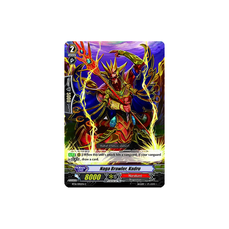 Vanguard_TCG_card_BT16_092EN_C_Naga_Brawler_Kadru_Legion_of_Dragons_Blades