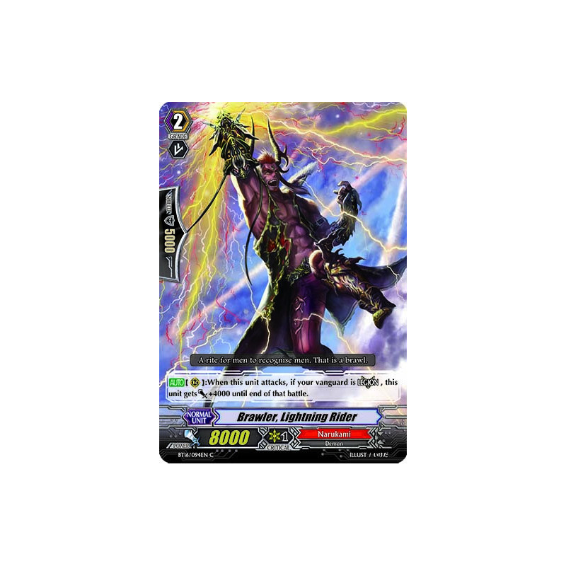 Vanguard_TCG_card_BT16_094EN_C_Brawler_Lightning_Rider_Legion_of_Dragons_Blades