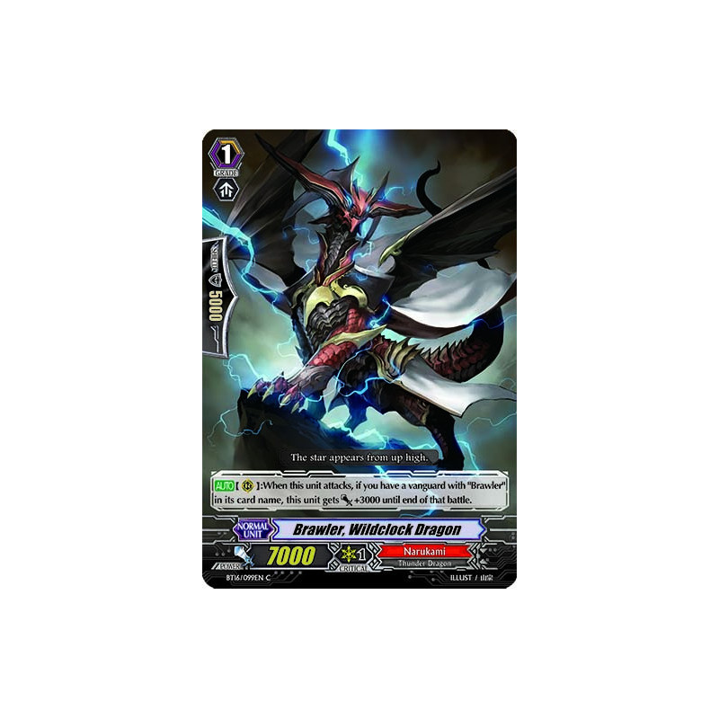 Vanguard_TCG_card_BT16_099EN_C_Brawler_Wildclock_Dragon_Legion_of_Dragons_Blades
