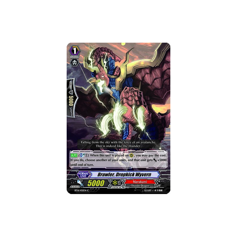 Vanguard_TCG_card_BT16_102EN_C_Brawler_Dropkick_Wyvern_Legion_of_Dragons_Blades