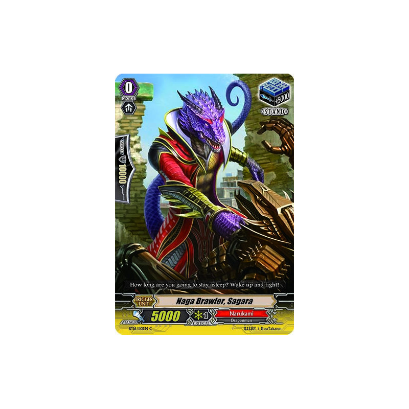 Vanguard_TCG_card_BT16_110EN_C_Naga_Brawler_Sagara_Legion_of_Dragons_Blades