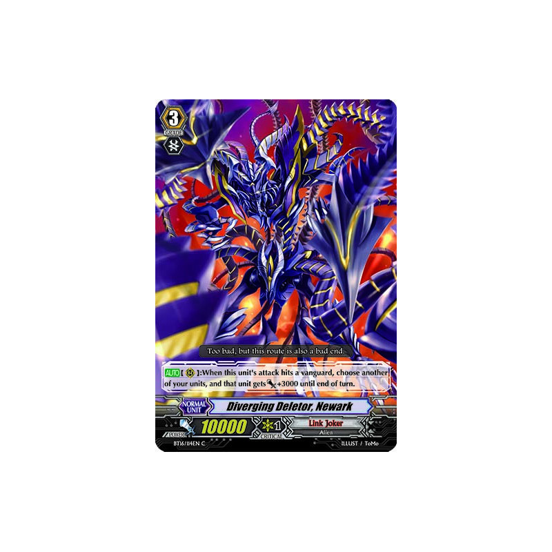 Vanguard_TCG_card_BT16_114EN_C_Diverging_Deletor_Newark_Legion_of_Dragons_Blades
