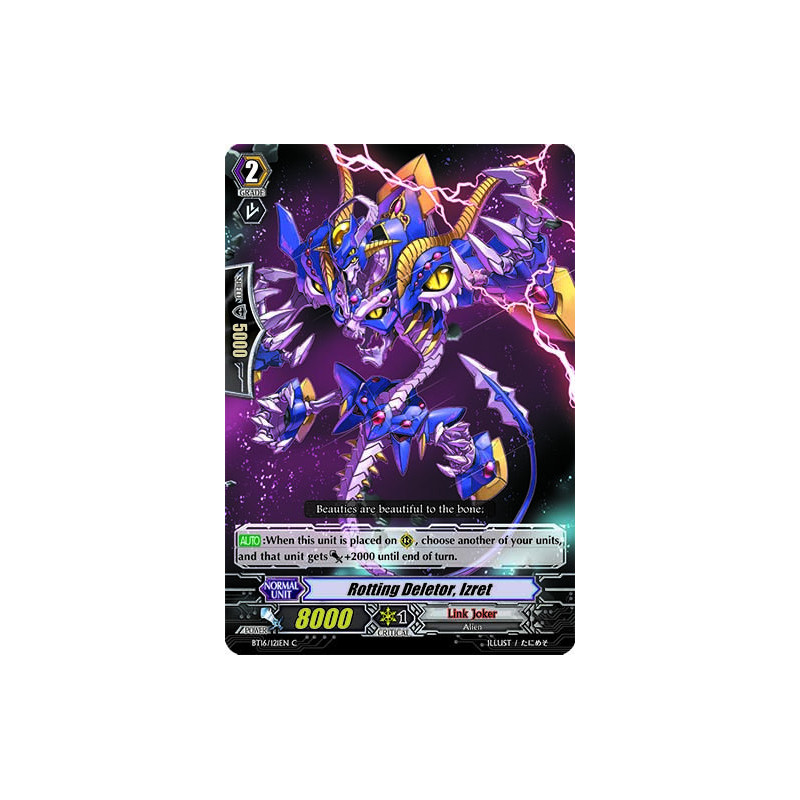 Vanguard_TCG_card_BT16_121EN_C_Rotting_Deletor_Izret_Legion_of_Dragons_Blades