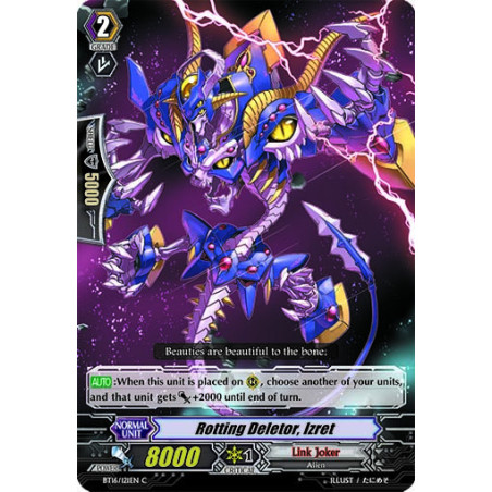 Vanguard_TCG_card_BT16_121EN_C_Rotting_Deletor_Izret_Legion_of_Dragons_Blades